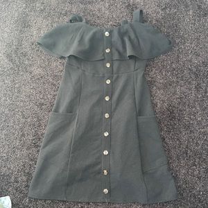 Black dress with straps